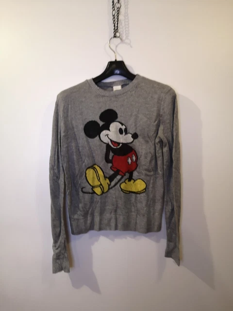 Disney Minnie Mouse Pullover Vintage Damen Hoodie Zipper Mickey Mouse WaltDisney