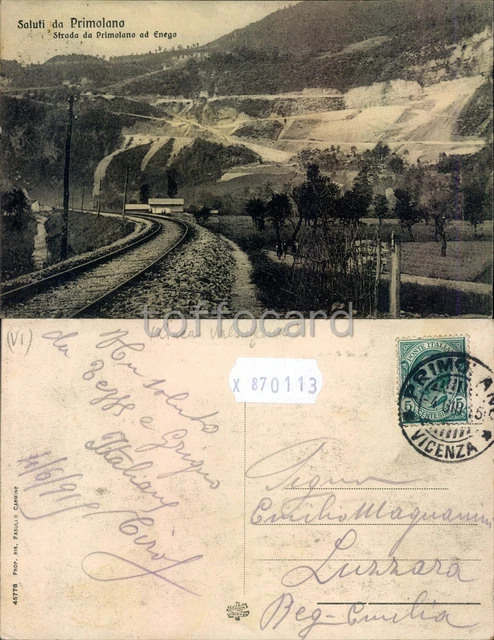 Vicenza Provincia-Primolano-Strada Per Enego-B87-113