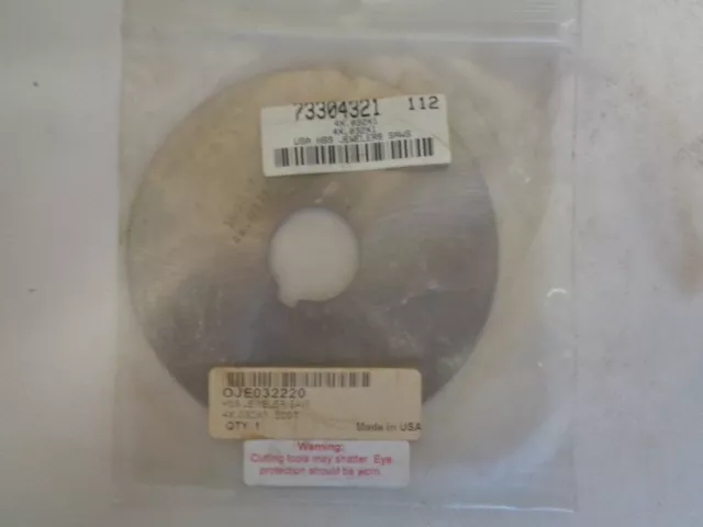 New Hss Jewelers Saw Blade 4X .032X1 220T Oje032220,73304321,100837
