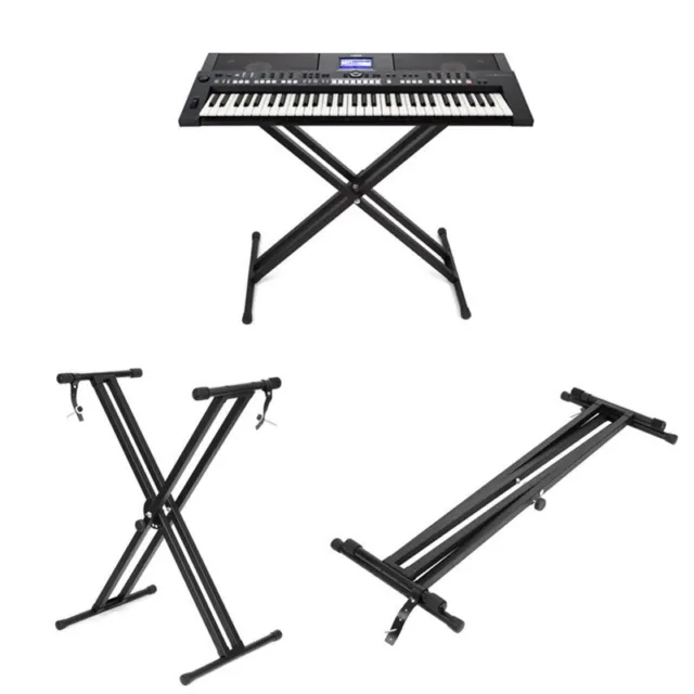 FEMOR X Keyboardständer Keyboard Ständer Stativ E-Piano Verstellbar Stand Rack