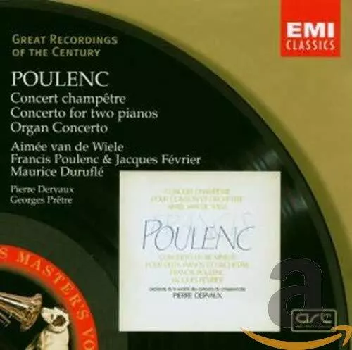 Pierre Dervaux - Poulenc: Concerto champ�tre - Conce... - Pierre Dervaux CD NIVG