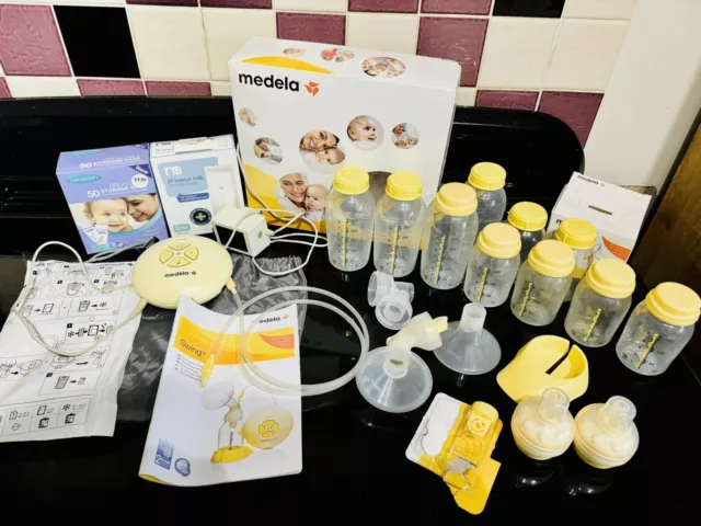 Medela Swing Single Electric Breast Pump With Lots Of Extras