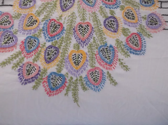 Vintage Cotton Peacock Summer Bedspread