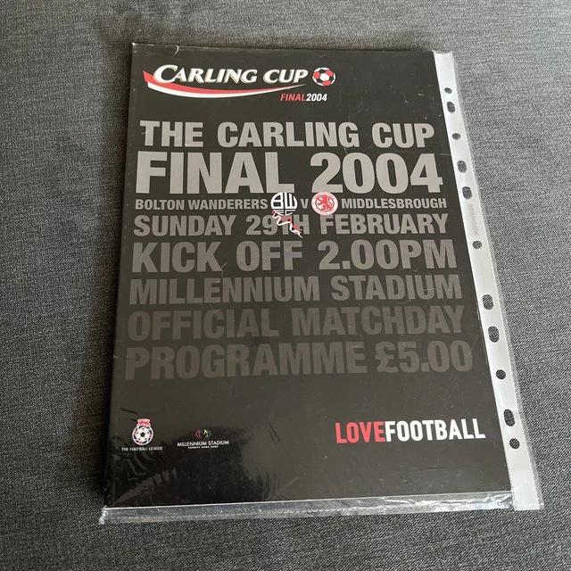 2004 Carling Cup Final Bolton v Middlesbrough