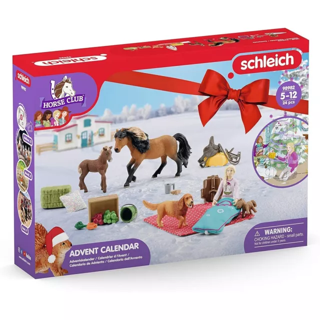 SCHLEICH ADVENT CALENDAR 2023 Horse Club Christmas 24 Windows Pony Gift