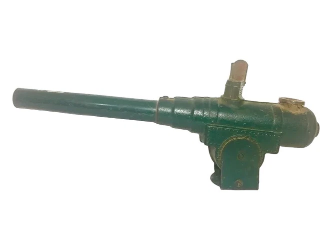 Huge Vintage Big Bang Toy Cannon Conestoga Cast Iron Metal Model 16"  large