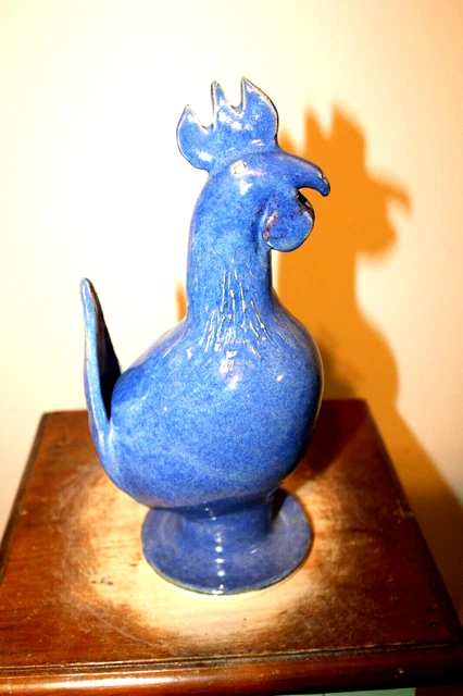 wayne hewell rooster, chicken , pottery, folk art 10'5 t x 6'' w wayne hewell rooster, chicken , pottery, folk art 10'5 t x 6'' w