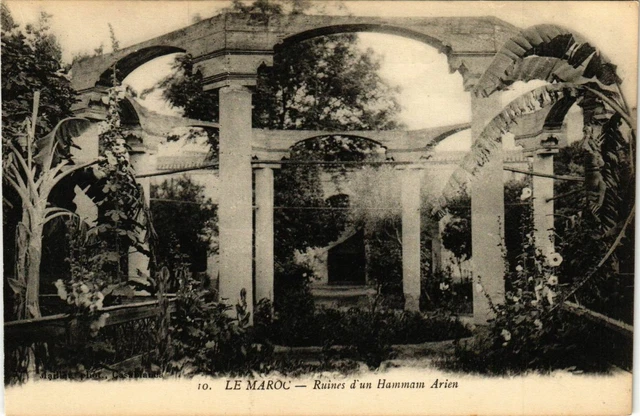 CPA AK MAROC Ruines d'un Hammam Arien (219595)