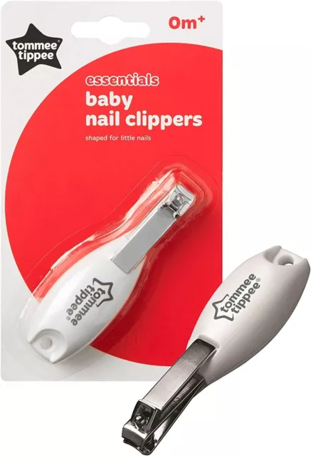 Tommee Tippee Essentials Baby Nail Clippers, From Suitable 0Months+ - NEW UK
