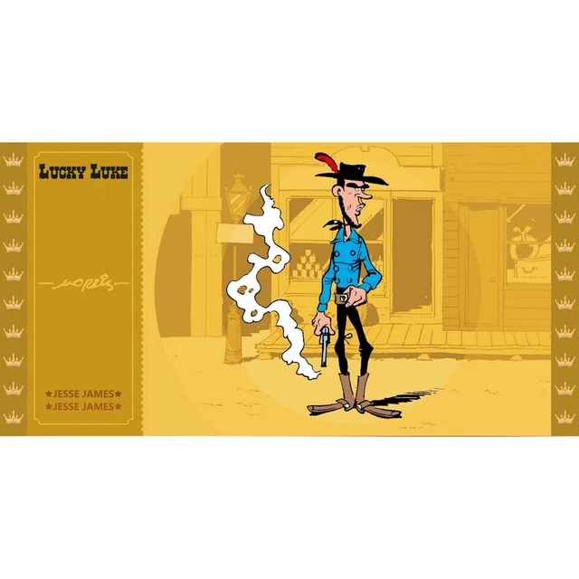 Collectible CK Golden Ticket Lucky Luke (Jesse James)