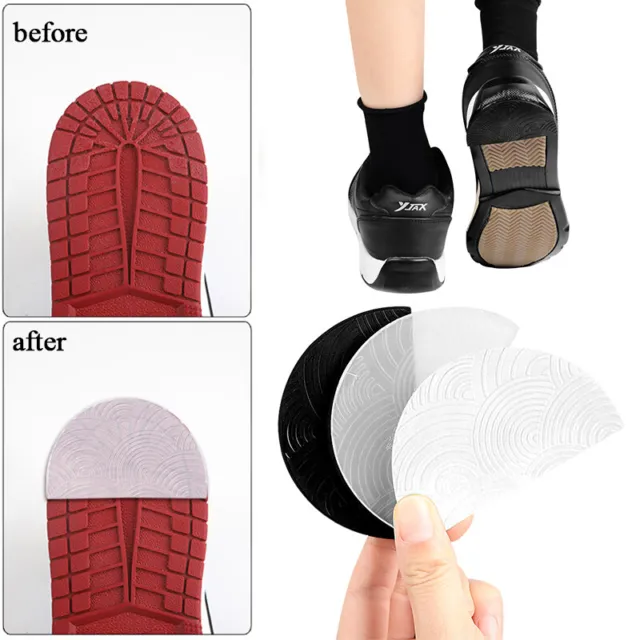 1 Paar Gummi-Schuhsohlen-Fersengriff-Schutzpolster Rutschfeste Schuhpflege 丷