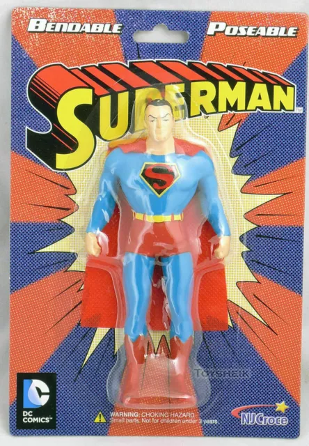 DC Comics Superman Action Figure Bendable Poseable New