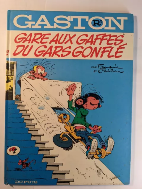 gaston lagaffe	gare aux gaffes du gars gonfle	R3 1973 	franquin