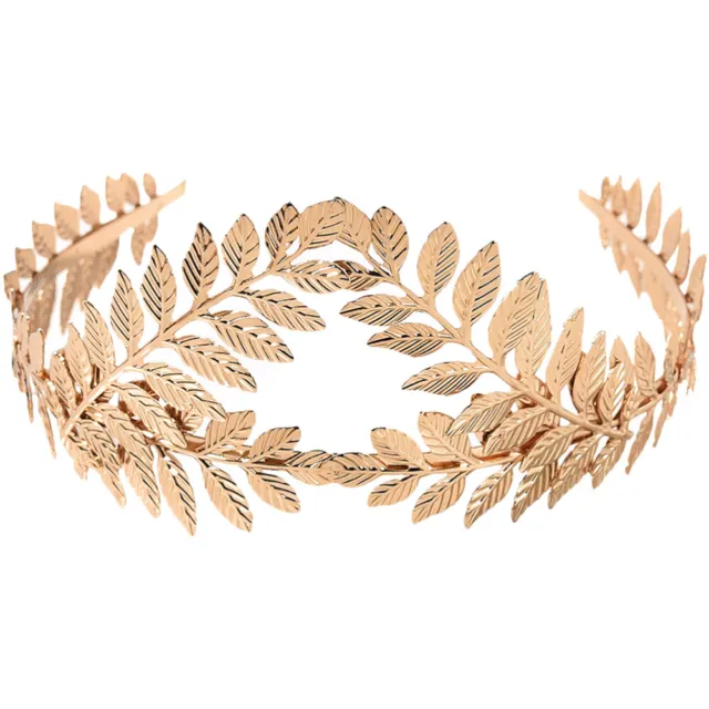 Gold Headband Wedding Hair Accessories Greek Crown Bride Bridesmaid