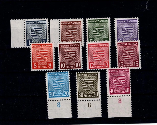 SBZ  Prov. Sachsen   Mi.Nr.73-84y  postfr.  ansehen  !!!(L4)