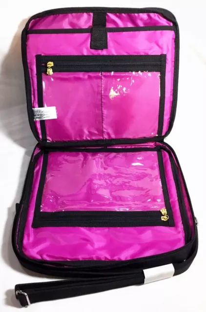 Debbee Travel Luggage Organizer Crossbody Tech Bag - iPad Tablet Tote Bag~ Black