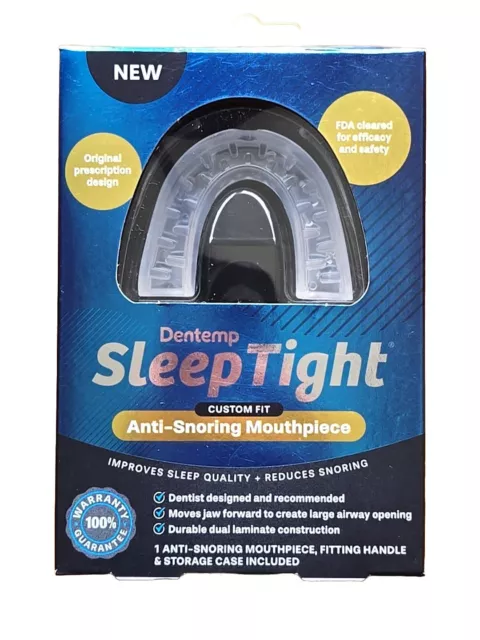 Dentemp SleepTight Mouthpiece, Anti-Snoring Custom Fit Mouthguard