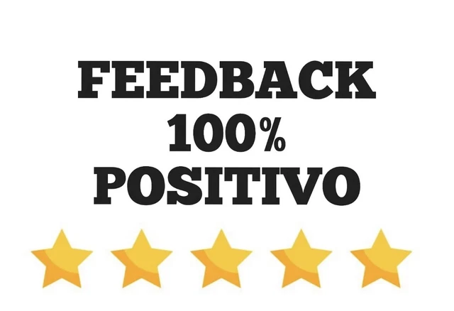 ⭐⭐⭐⭐⭐Feedback Positivo 5 Stelle⭐⭐⭐⭐⭐