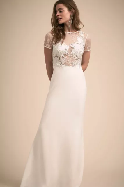 Tanya Wedding Gown by Tadashi Shoji Size 6 Ivory -Style BAG18038