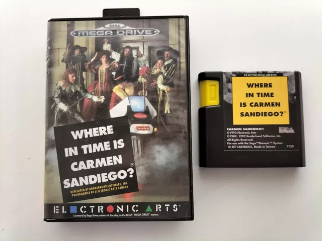 Sega Mega Drive Spiel | Where in Time is Carmen Sandiego?