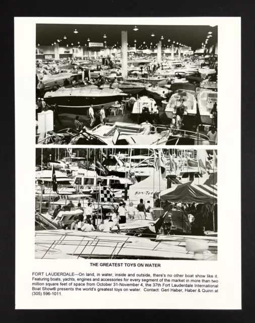 2004 Fort Lauderdale International Boat Show Display Yachts Engines Press Photo