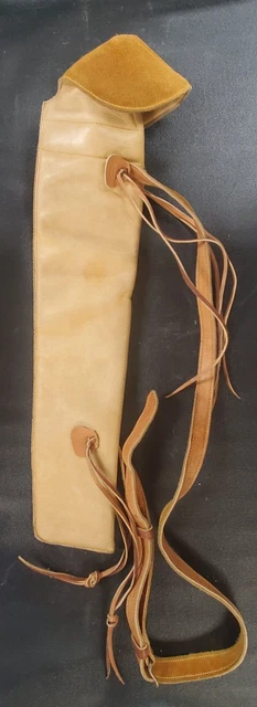 Vintage Jägermeister Archery Arrow Double Layer Leather Back Quiver