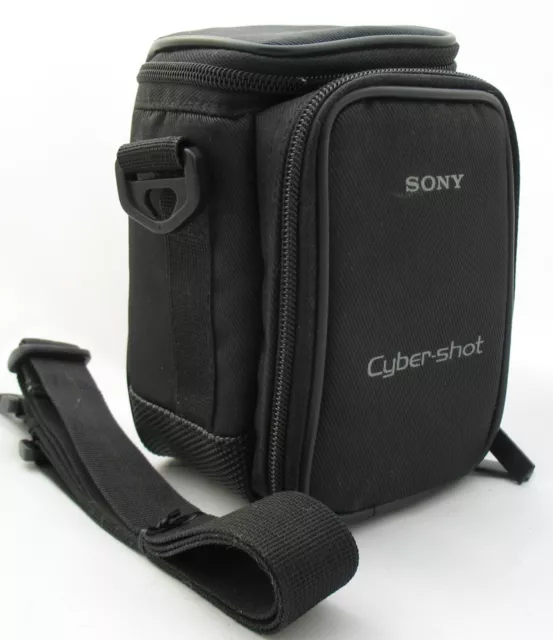 Genuine Sony Cyber-Shot Black Camera Camcorder Pouch/Case/Bag Shoulder Strap