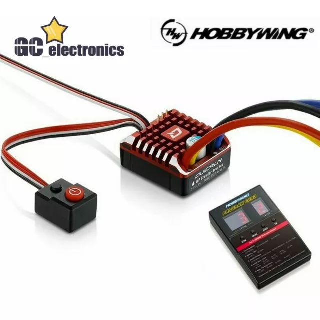 Hobbywing QuicRun Brushed Waterproof 80A/60A ESC Speed Controller RC Crawler