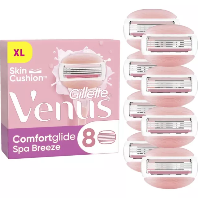 Gillette Venus Comfortglide Spa Breeze 8 Klingen Neu