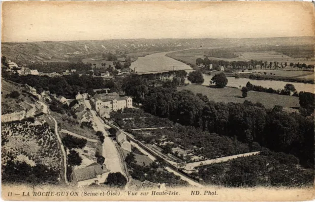 CPA La Roche-Guyon Vue sur Haute-Isle FRANCE (1332869)