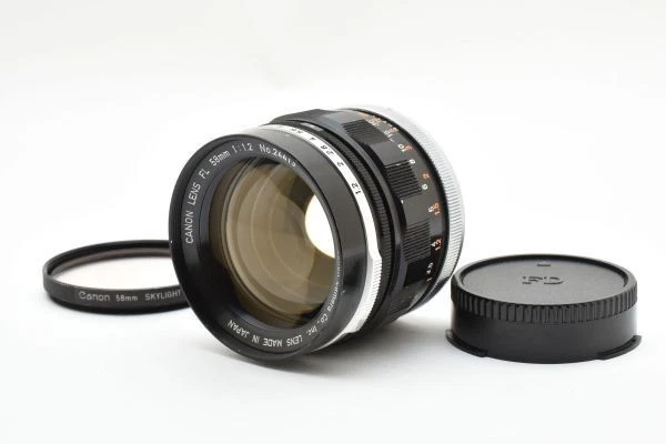 キャノン FL 58mm f/1.2 Standard Lens 3932 This vintage lens