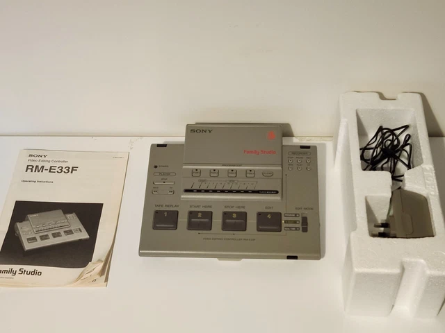 SONY RM-E33F - Controlador de edición de video - Enciende pero no