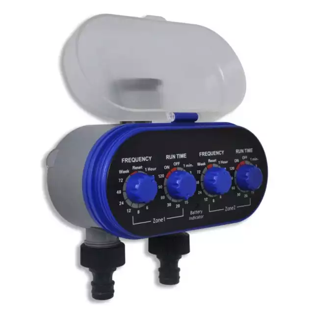 Programmatore timer irrigazione elettronico automatico per orto 2 vie vidaXL