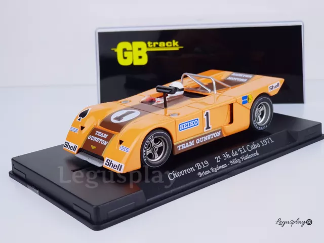 Slot car scalextric fly Gbtrack GB13 - Chevron B-19 2º 3h. Von Der Kap 1971