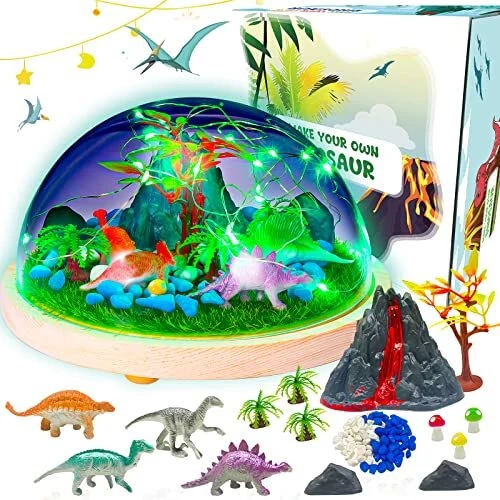 Magic Night Light Gift for Boys DIY Dinosaur Craft Kit , Make...