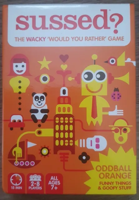 SUSSED The Wacky ‘Would You Rather’ Card Game - Fun Family Travel Gift Free Post