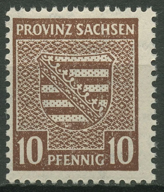 SBZ Provinz Sachsen 1945 78 X a y postfrisch fluoreszierende Gummierung