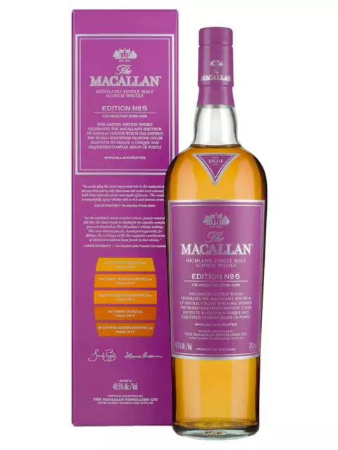 The Macallan Edition No. 5 Single Malt Scotch Whisky 700mL