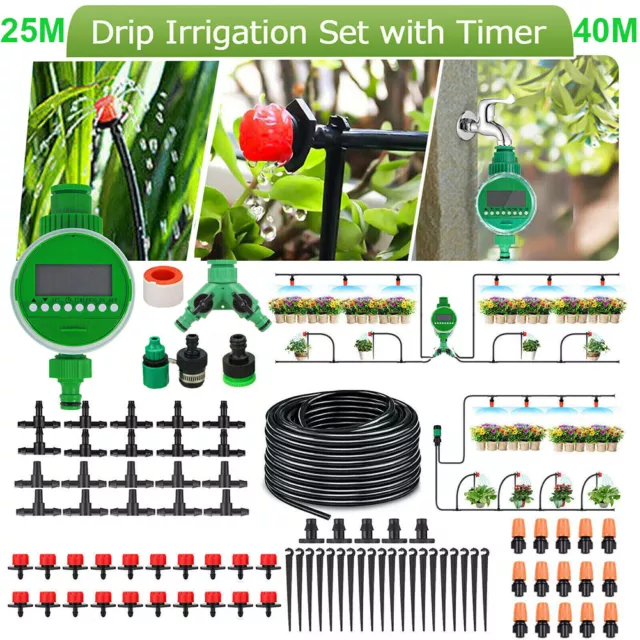 Timer Bewässerung Set Garten Automatisch Pflanzen Bewässerung Bewässerungssystem