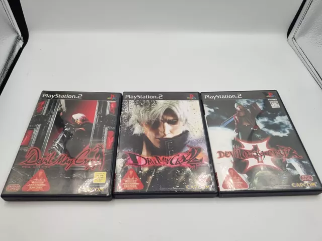 Devil May Cry 1 2 3 Playstation 2 PS2 Sony Japan NTSC-J