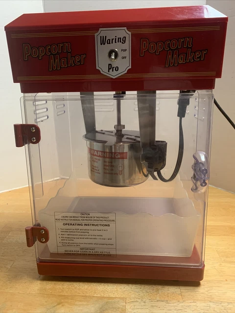 Waring Pro  8 CUP Movie Theater Snacks Pre-owned Work A