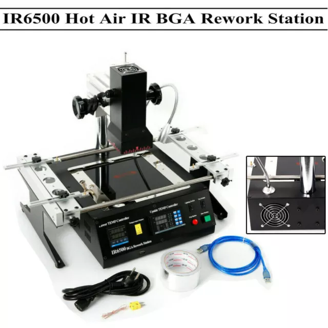 IR6500 ACHI BGA Rework Station Kit 1250W Repair Heating Infrared Reballing Kit