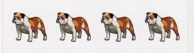 12 Sticker Bulldogge  *  Bulldog    *** Hunde  Dog Stickers Aufkleber