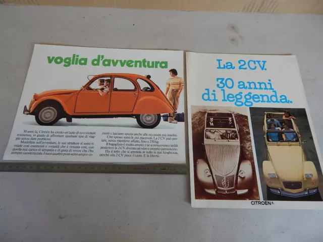 Depliant Originale 1979 Citroen 2Cv 2 Cv Brochure Prospekt