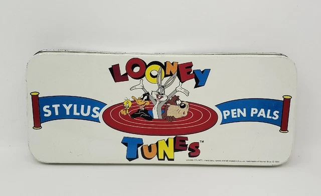 Vintage Looney Tunes Stylus Pen Pals Green/Gold Pen 1994 Tazmanian Devil Taz New