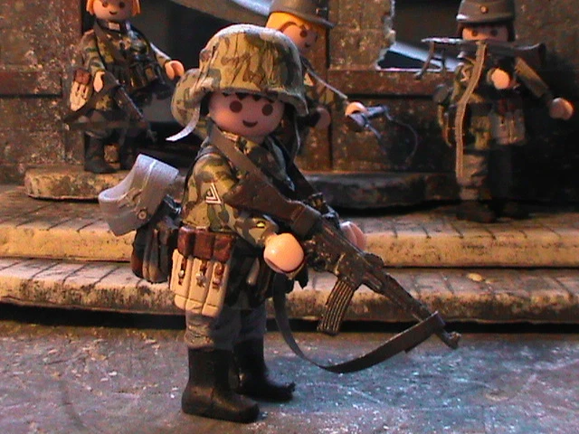 Playmobil Personnalisé Grenadier Waffen (Anzio 1944) - Figurine Unique Collection