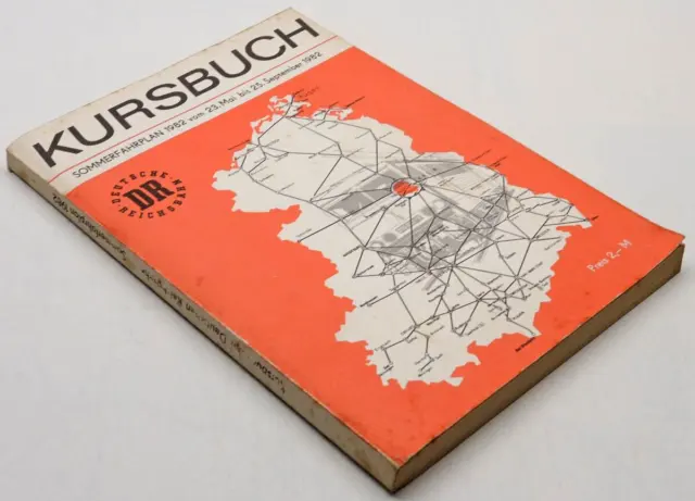 Kursbuch der Deutschen Reichsbahn Binnenverkehr Sommerfahrplan 1982 |C-1