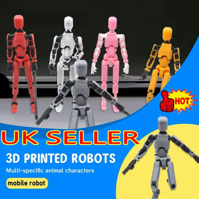 T13 Action Figure, Titan 13 Action Figure, 3D Printed Robot Action Figure UK
