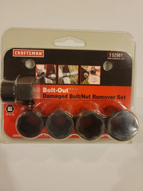 Craftsman 5-Piece Bolt-Out Set  /  1/2" Drive  /  NOS  /  USA