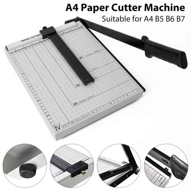 Office Heavy Duty Professional A4 Paper Guillotine Cutter Trimmer Machine Home